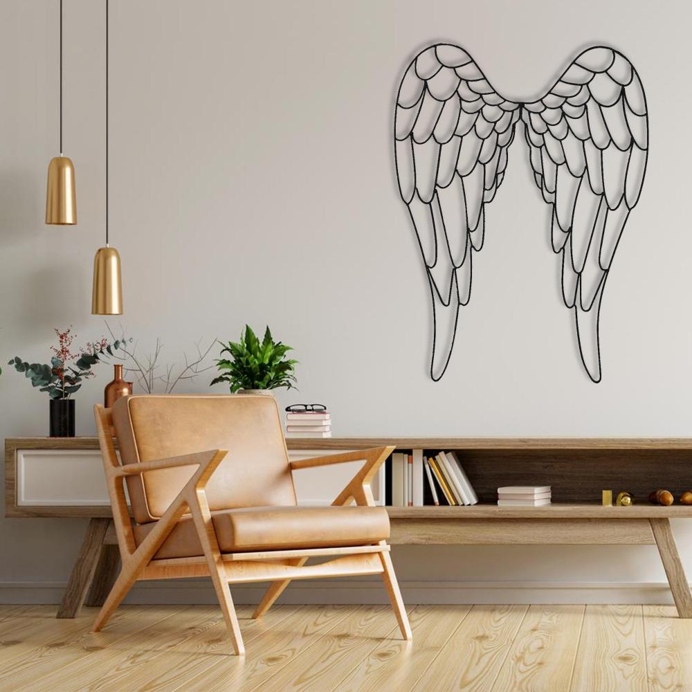 wings of angel metal wallart Beauty