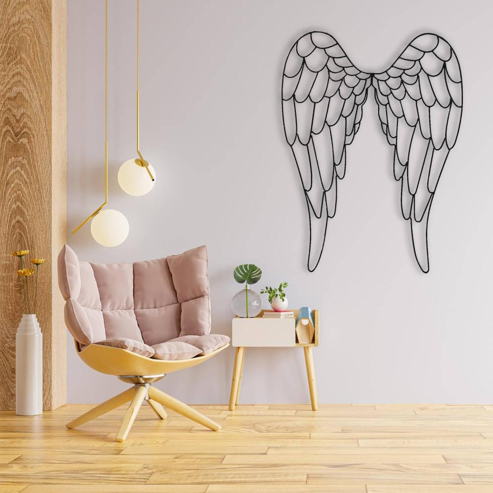 wings of angel metal wall art